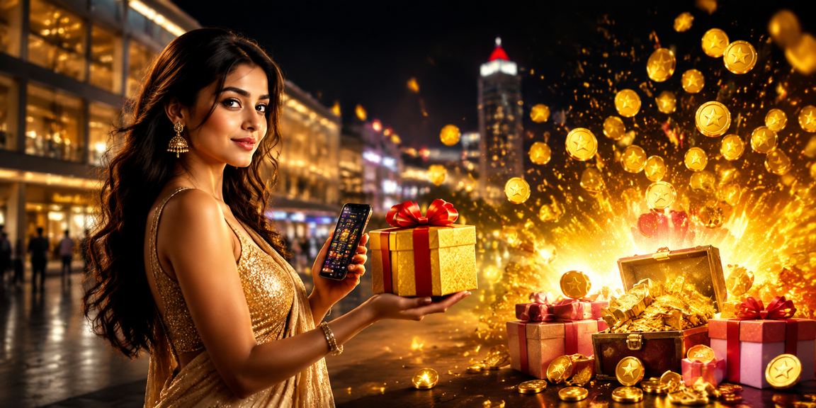 Mobile casino app interface in Bangalore city setting