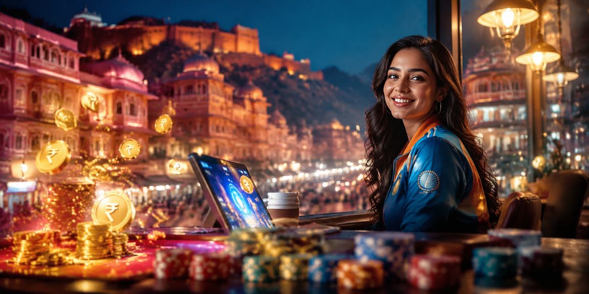 User betting on sports from mobile in Jaipur with rupee currency